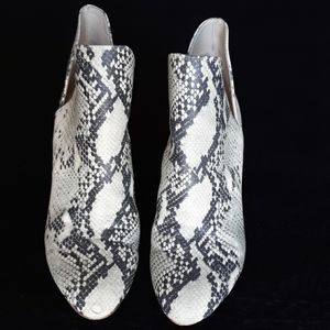 Steve Madden snakeskin booties